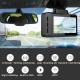 4K Dual Dash Cam, Built-in WiFi GPS 2160P+1080P Dash Camera Support Playback Moving Track In APP Night Vision With 32GC10 High-speed TF Card
