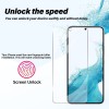 1Pack Tempered Glass Film HD Screen Protector + Camera Lens Protector [Case Friendly] [Anti-Scratch] [Ultrasonic Fingerprint Unlock] For Samsung Galaxy S22 / S22 Plus